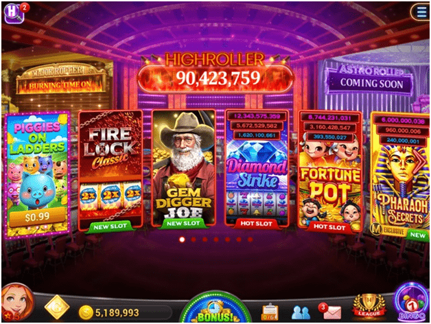 highroller vegas casino slots free games