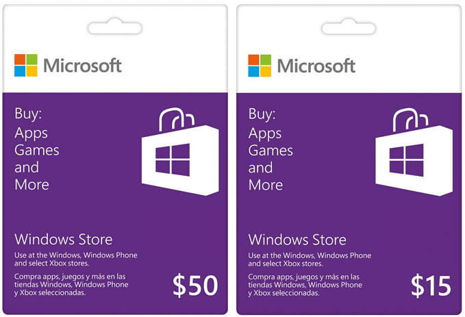 what can i buy with microsoft gift card